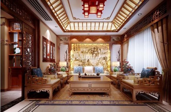 传统中式风格客厅