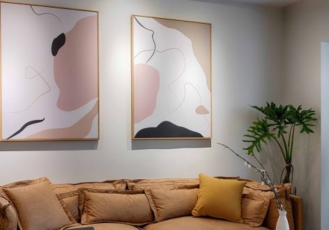 奥体金茂悦日式风格104平米三居室装修效果图案例