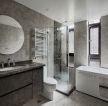 150平米现代家庭卫生间淋浴房装修效果图