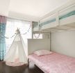 130平米家庭儿童房高低床装修效果图