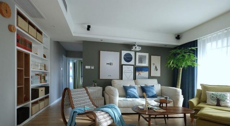 金域蓝湾139平米现代简约三居室装修案例