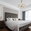 140平方美式风格卧室床头装修效果图