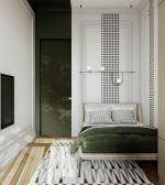 保利时代99平米现代轻奢风格三居室装修案例