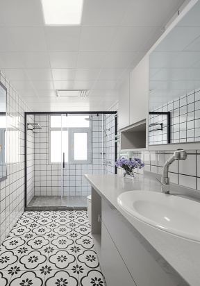 卫生间地砖效果图 卫生间地砖图片 卫生间设计与装修