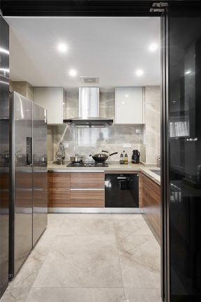 140平方现代风格厨房装修效果图片
