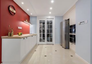 140平方家庭整体厨房装修效果图