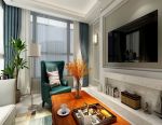 滨江金色蓝庭119平米美式风格三居室装修案例