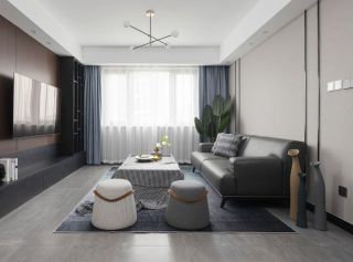 120平米现代客厅沙发装修效果图
