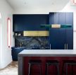 上海300平米别墅厨房橱柜颜色装修图片