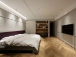 上海别墅卧室实木地板装修设计图