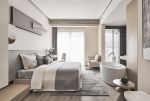 上海现代简约别墅卧室装修实景图片
