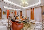 上海别墅客厅色彩搭配装修装饰图片