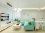 东璟家园88㎡两室一厅美式风格装修案例