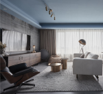 碧桂园·印象花溪现代风格108平米三居室装修效果图案例