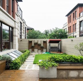 上海高档别墅庭院花园装修图片欣赏-每日推荐