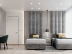 光明·海上海轻奢风格103平米三居室装修效果图案例