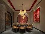 传统川菜馆中式风格280平米装修效果图案例