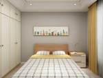 青秀·2046北欧风格121平米三居室装修效果图案例
