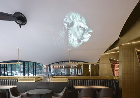 M西餐厅酒吧现代风格266平米装修效果图案例