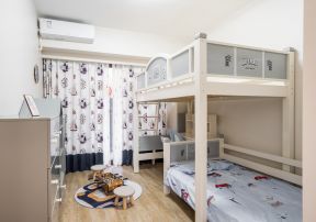 儿童房装修效果 儿童房高低床设计图片