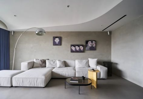 金马国际简约风格96平方米大二居装修案例