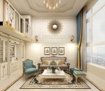 中天铂悦园地中海风格125平米三居室装修效果图案例