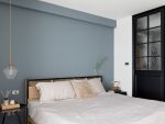 蓝光花满庭90平二居室现代简约风格装修案例