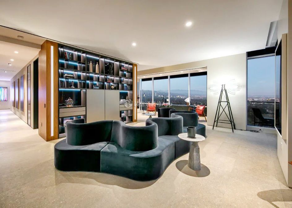 大平层豪宅客厅创意沙发装修效果图