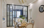 滨江家园120平米三居室美式风格装修案例