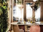 260平米水磨石+黄铜轻奢风格咖啡厅装修案例