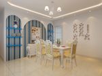 花果园地中海风格87平米二居室装修效果图案例