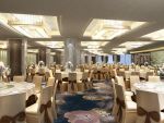 天羿荣耀城酒店中餐厅新中式风格2000平米装修案例