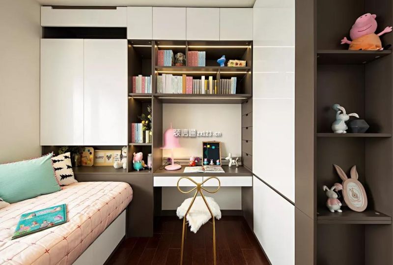金地·檀悦90平米现代简约风格二居室装修案例