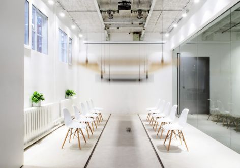 500平米办公空间现代轻工业风格装修案例