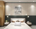 海伦国际简约风格86平米二居室装修效果图案例