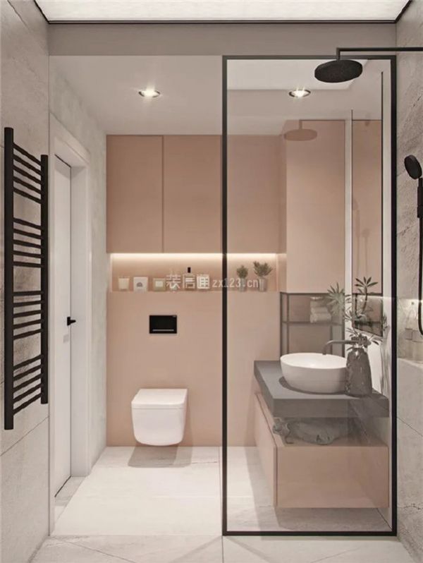 ③干湿区壁龛的材质要分开,淋浴区用玻璃,瓷砖等材质,好清洁还不易