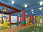 南涌幼儿园现代风格360平米装修效果图案例