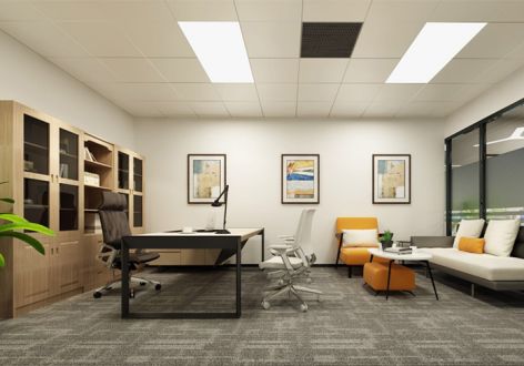 500平米现代风格办公室装修案例