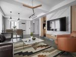 金沙鹭岛130平三居室现代简约风格装修案例