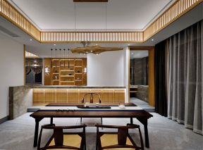 新中式风格别墅茶室装修效果图赏析