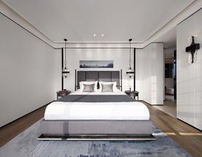 新中式卧室装修效果图大全2020图片 新中式风格卧室效果图 新中式风格卧室装修