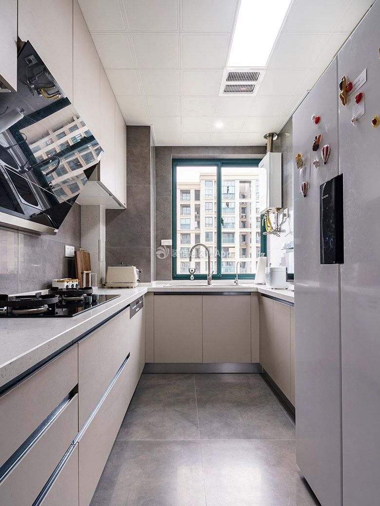 90平米现代风格房屋厨房简单装修效果图
