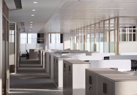 金融中心办公室现代风格800平米装修效果图案例