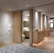 日式风格新房卧室带卫生间装修效果图