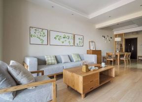 客厅沙发背景设计 日式客厅设计效果图 