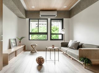 日式风格客厅沙发装修装饰效果图