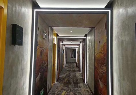 鲨鱼电竞酒店1000平米混搭风格装修案例