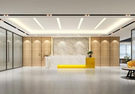 贸易公司办公室420平现代风格装修案例