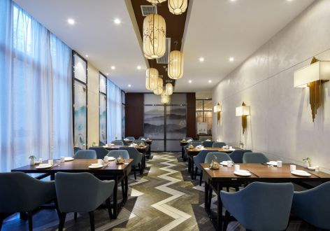 300平米中式雅致主题餐厅装修案例