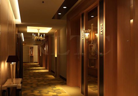 商务酒店1500平米现代风格装修案例